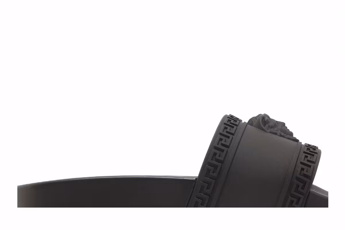 Versace Palazzo Medusa Pool Slide Black, view 3