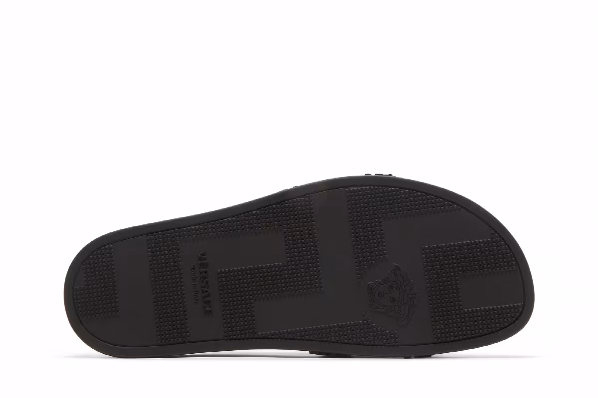 Versace Palazzo Medusa Pool Slide Black, view 5