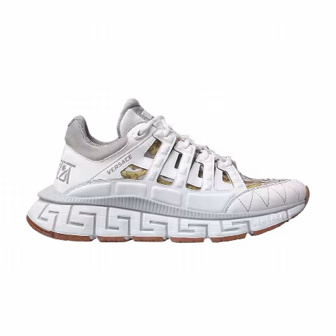 Versace Wmns Trigreca 'Barocco Print - White' 2021