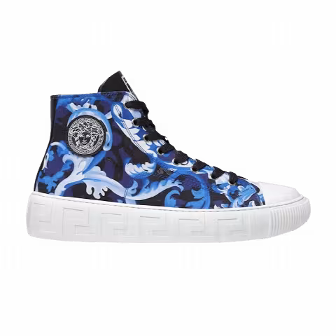 Versace Greca High 'Barocco Print - Lapis'