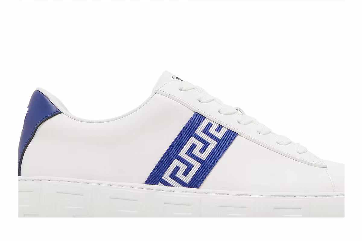 Versace Greca Sneaker Blue White, view 3