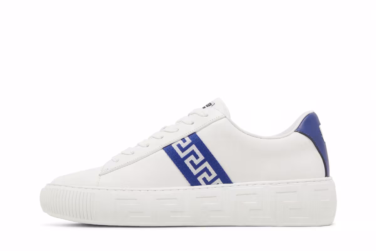 Versace Greca Sneaker Blue White, view 4