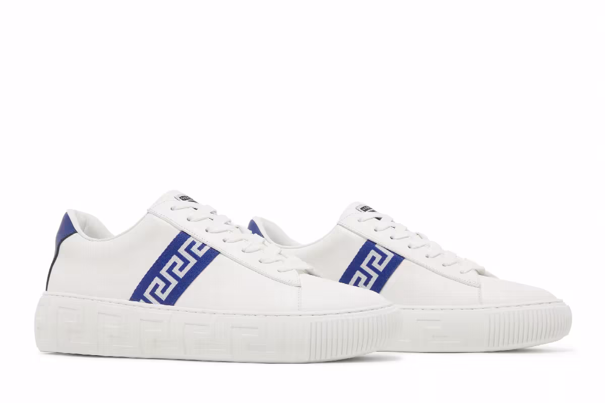 Versace Greca Sneaker Blue White, view 9