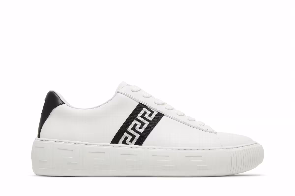 Versace Greca Sneaker White Black, view 2