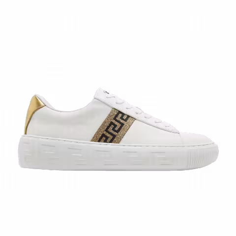 Versace Greca 'White Gold'
