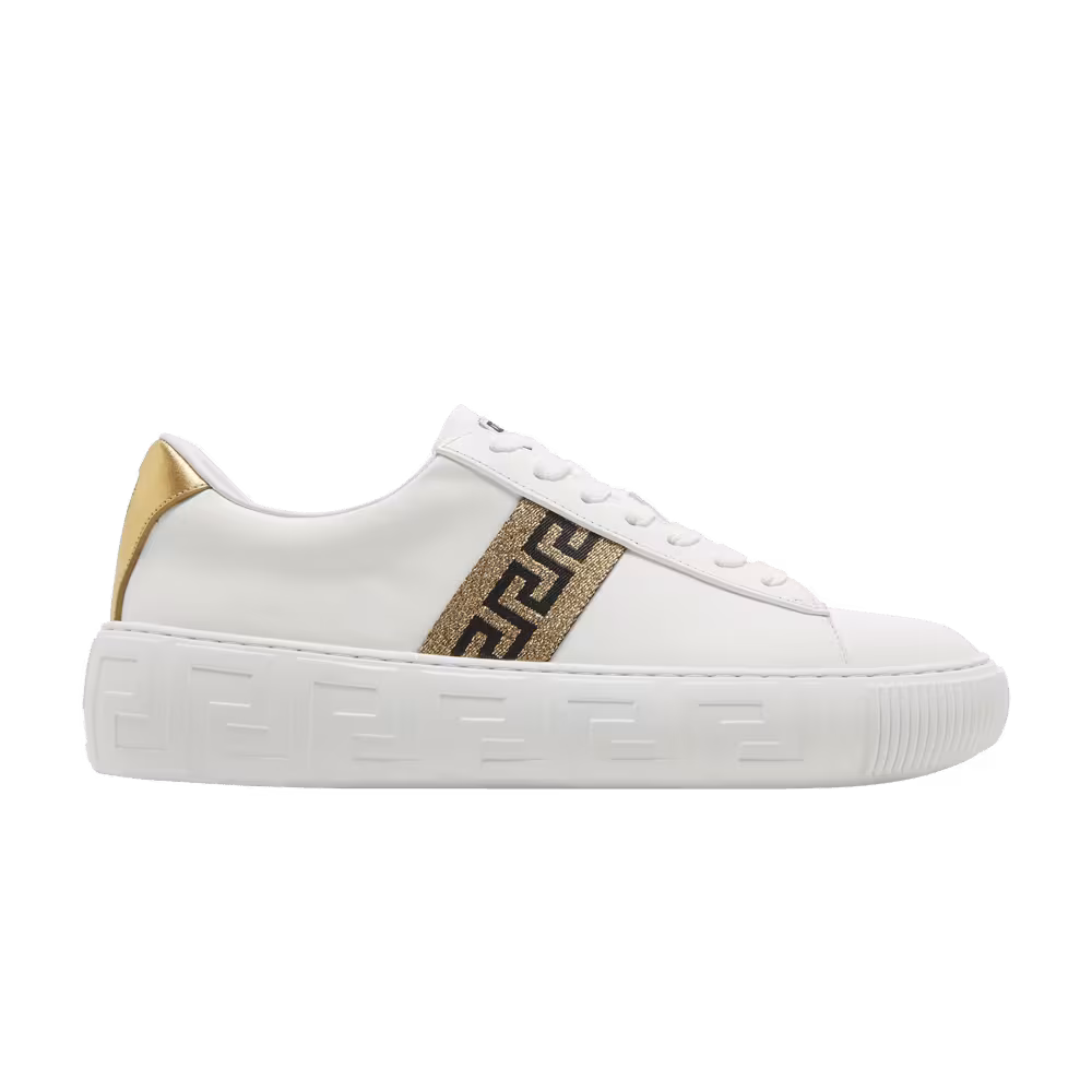 Versace Greca White Gold