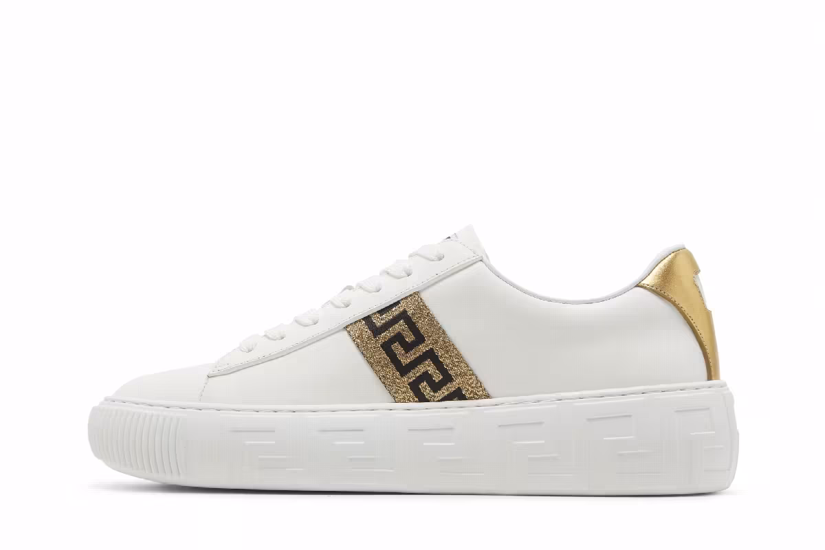 Versace Greca White Gold, view 4