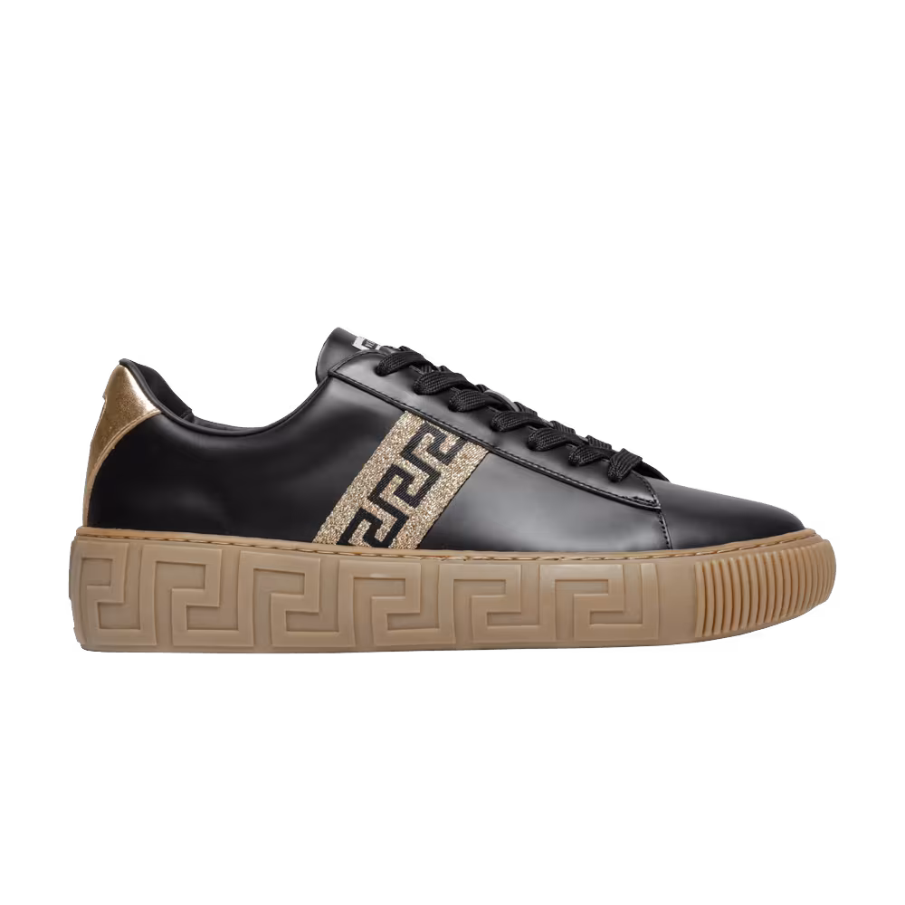 Versace Greca Sneaker Black Gold