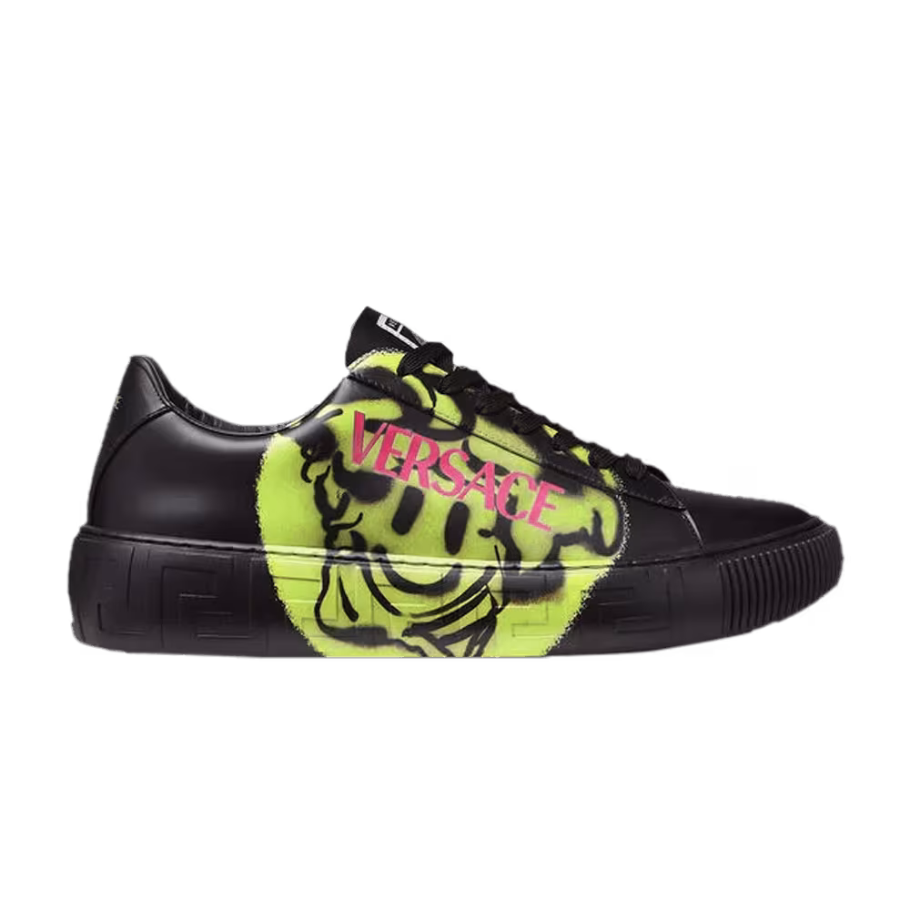 Versace Greca Smiling Medusa - Black