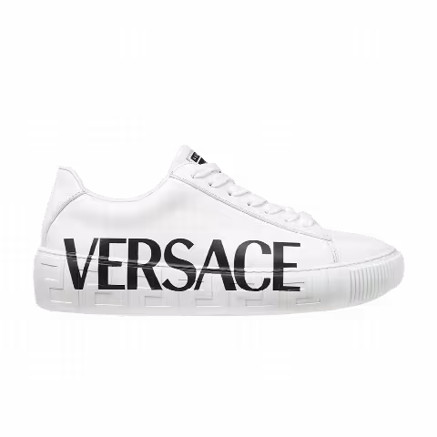 Versace Wmns Greca Low 'Logo - White'