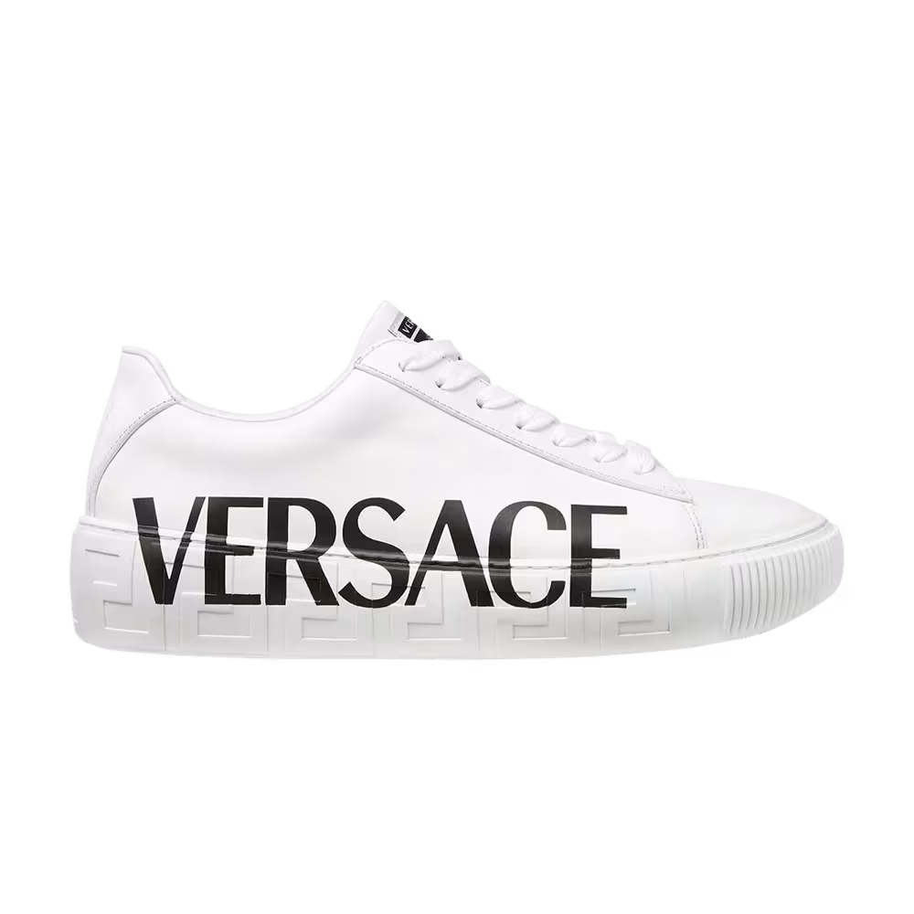 Versace Women's Greca Low Logo - White