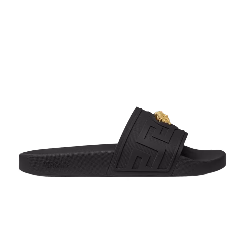 Versace Slide Black Gold