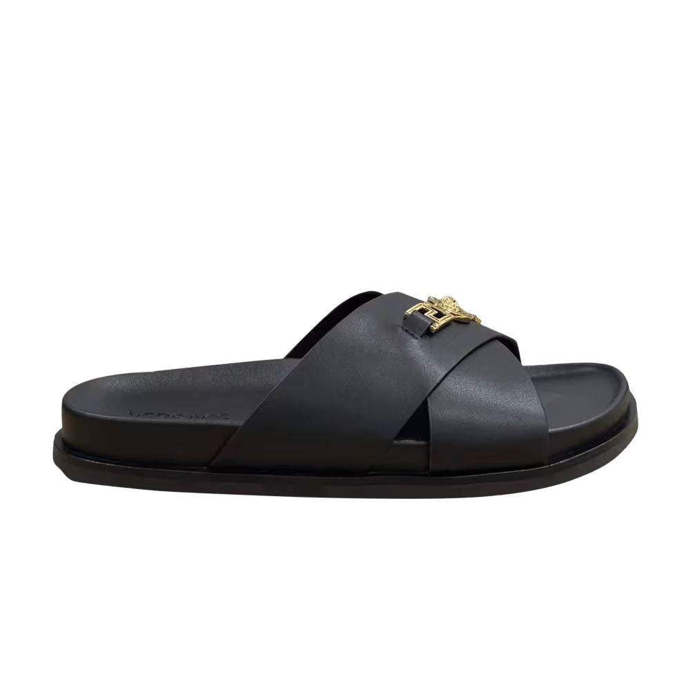 Versace Medusa Slide Black