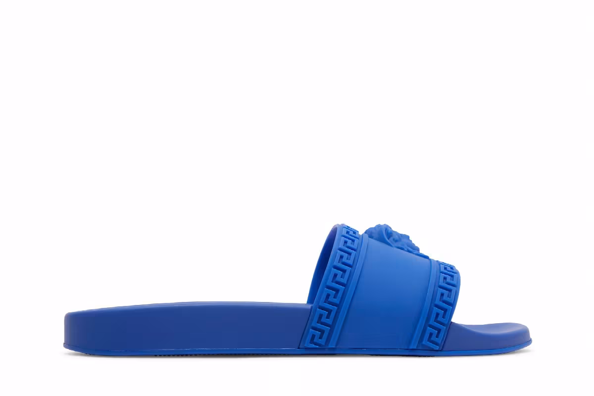 Versace Palazzo Medusa Pool Slide Royal Blue, view 2
