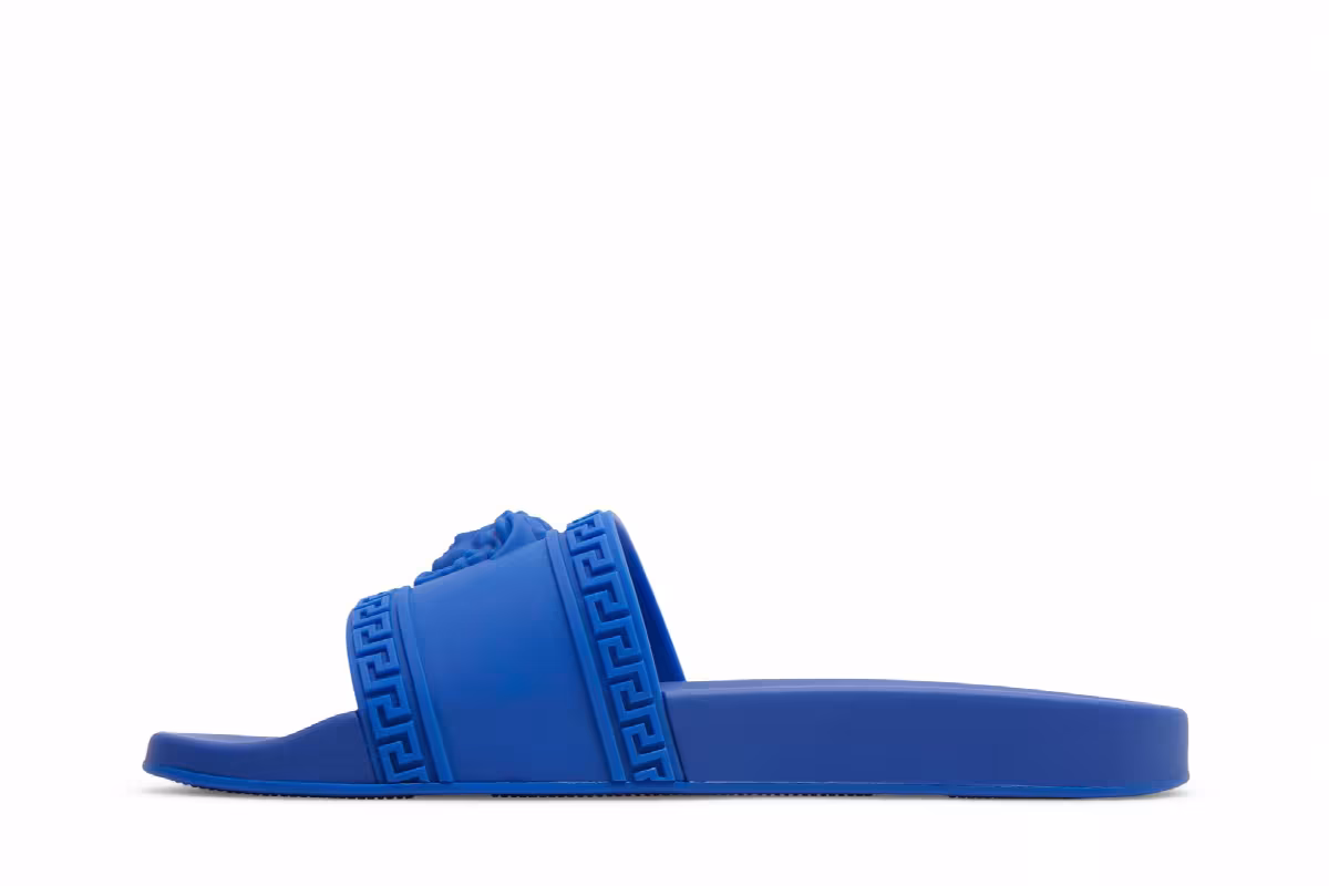 Versace Palazzo Medusa Pool Slide Royal Blue, view 4