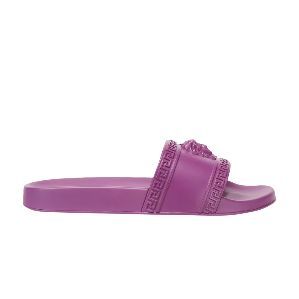 Versace Palazzo Medusa Pool Slide Burgundy