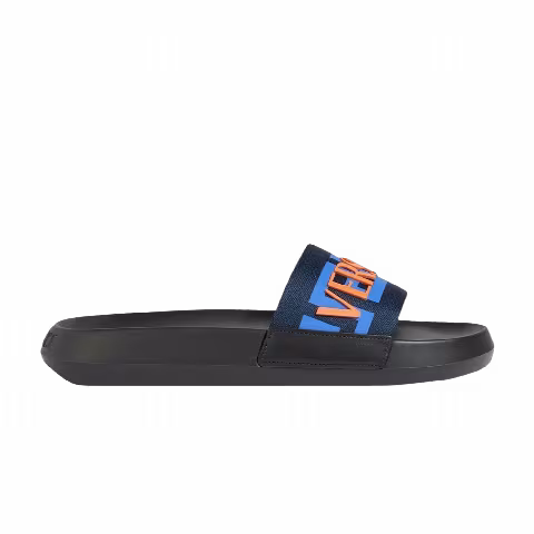 Versace Greca Logo Slide 'Black Blue Red'