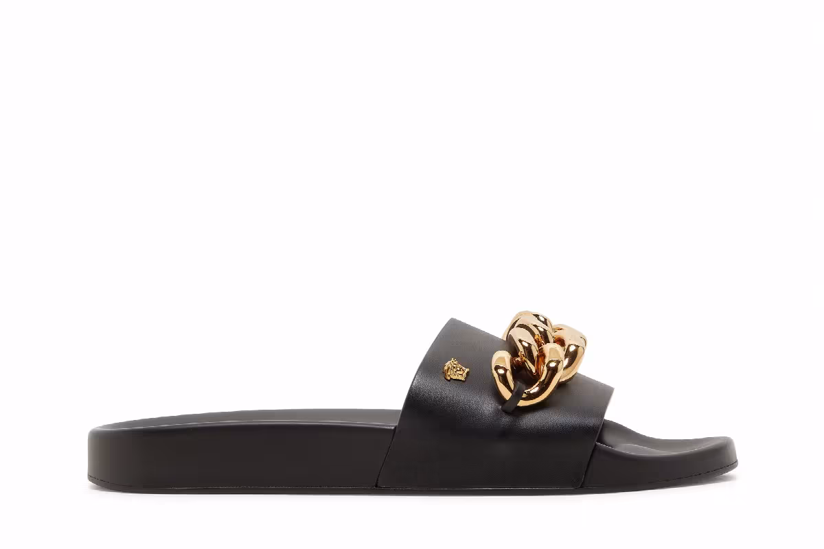 Versace Women's Slide Chain - Black, view 2