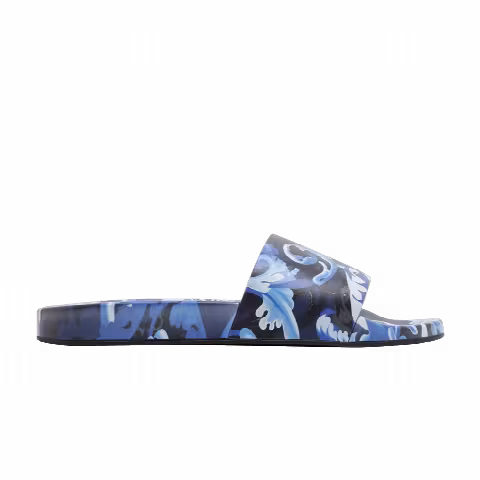 Versace Slide 'Baroccoflage Print - Blue'