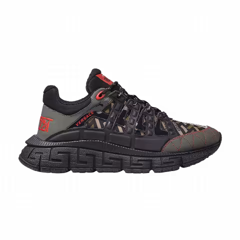Versace Trigreca 'Black Red'