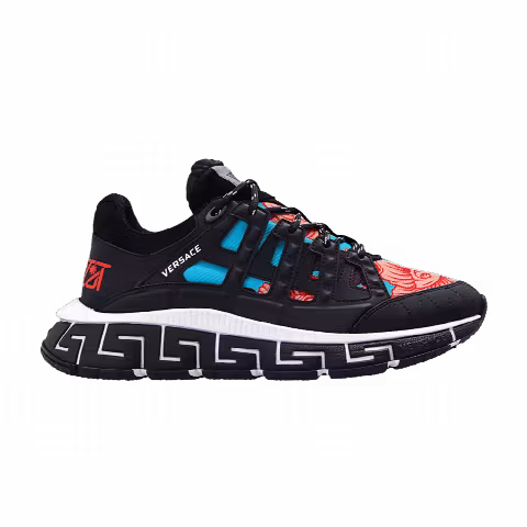 Versace Trigreca 'Black Multi'