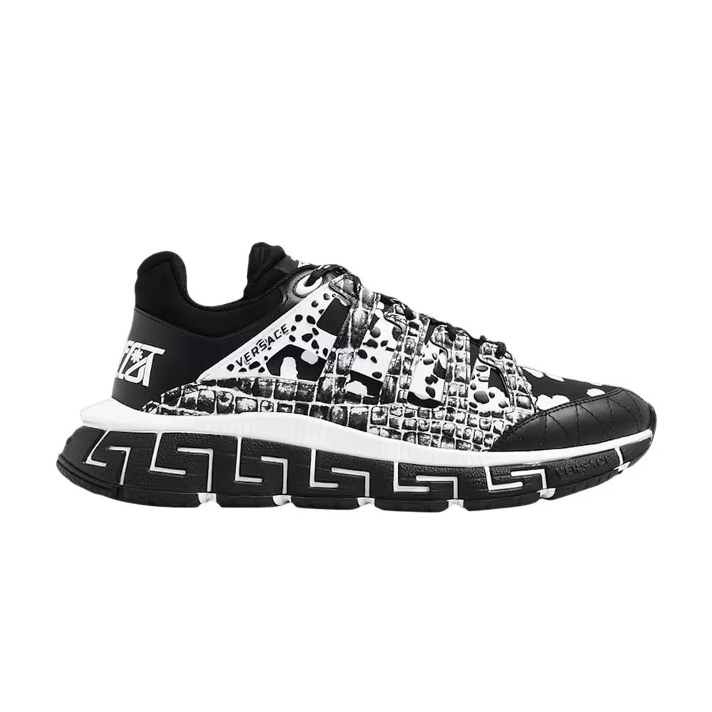 Versace Trigreca Black White Print
