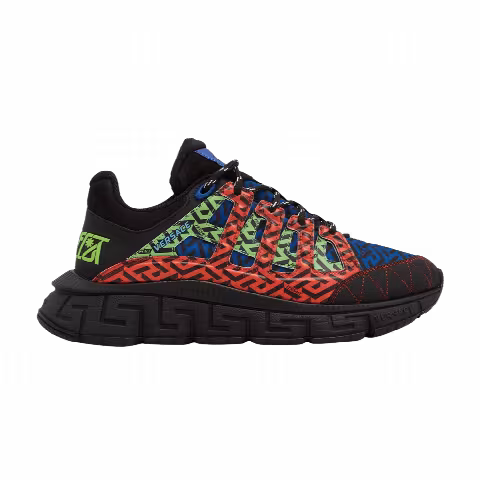 Versace Trigreca 'La Greca Signature - Black Multi-Color'