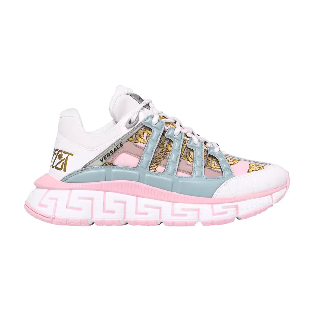 Versace Women's Trigreca Baroccofest - Pink Blue