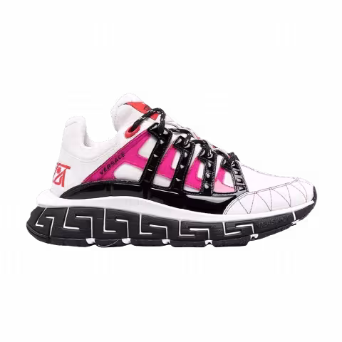 Versace Wmns Trigreca 'White Fuchsia'