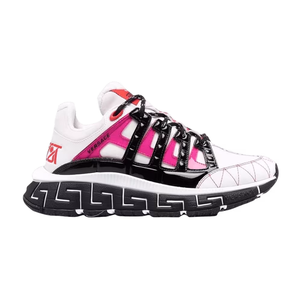 Versace Women's Trigreca White Fuchsia