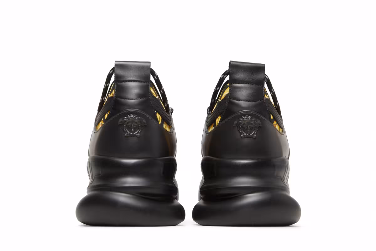 Versace Chain Reaction Trainer Barocco Print - Black, view 7