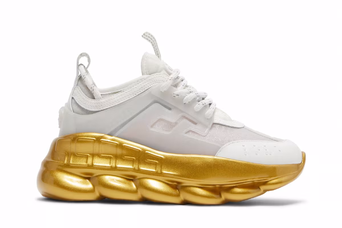 Versace Women's Chain Reaction White Gold, view 2
