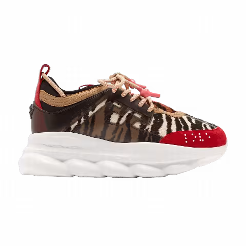 Versace Wmns Chain Reaction 'Red Animalier Pattern'