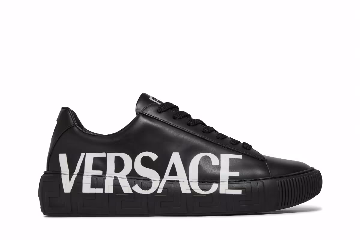 Versace Medusa Low Logo Print - Black, view 2