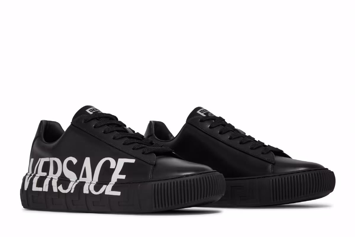 Versace Medusa Low Logo Print - Black, view 9