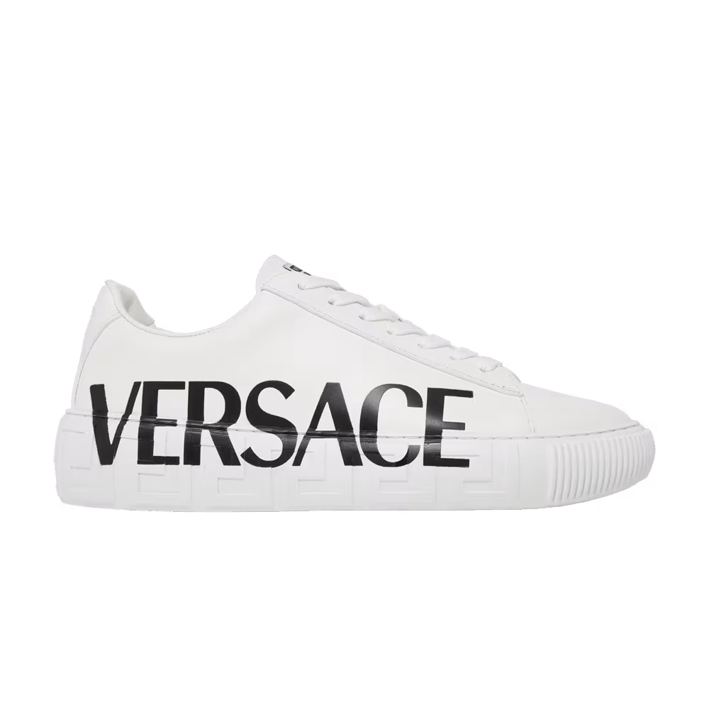 Versace Medusa Low Logo Print - White