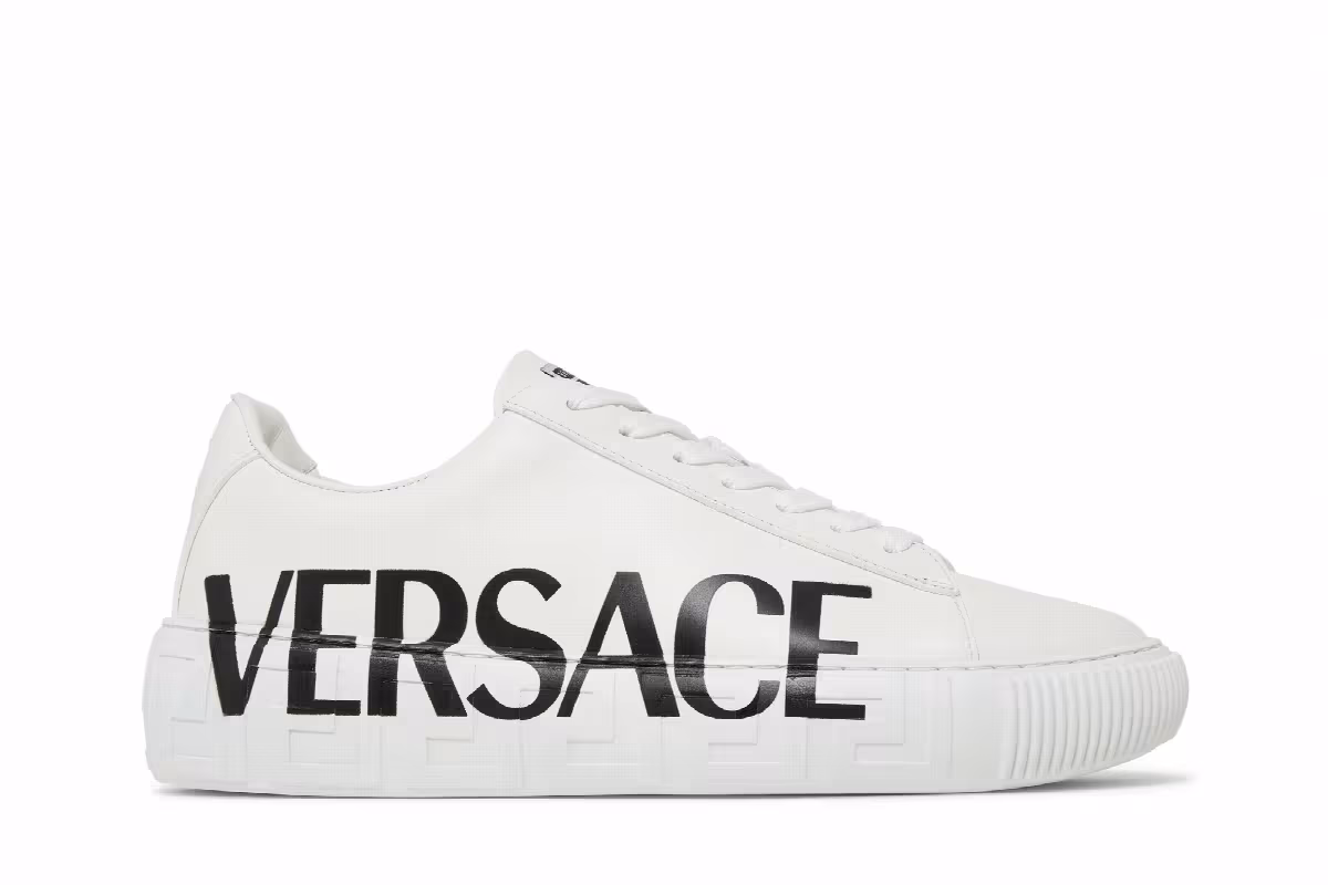 Versace Medusa Low Logo Print - White, view 2