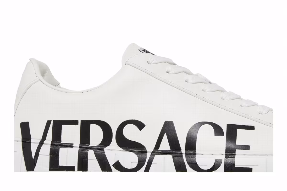 Versace Medusa Low Logo Print - White, view 3