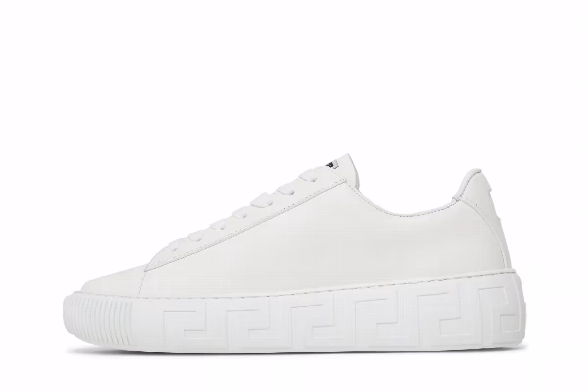 Versace Medusa Low Logo Print - White, view 4