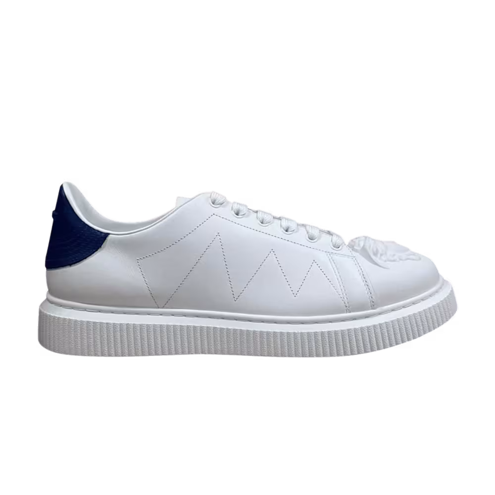 Versace Medusa Low White Navy