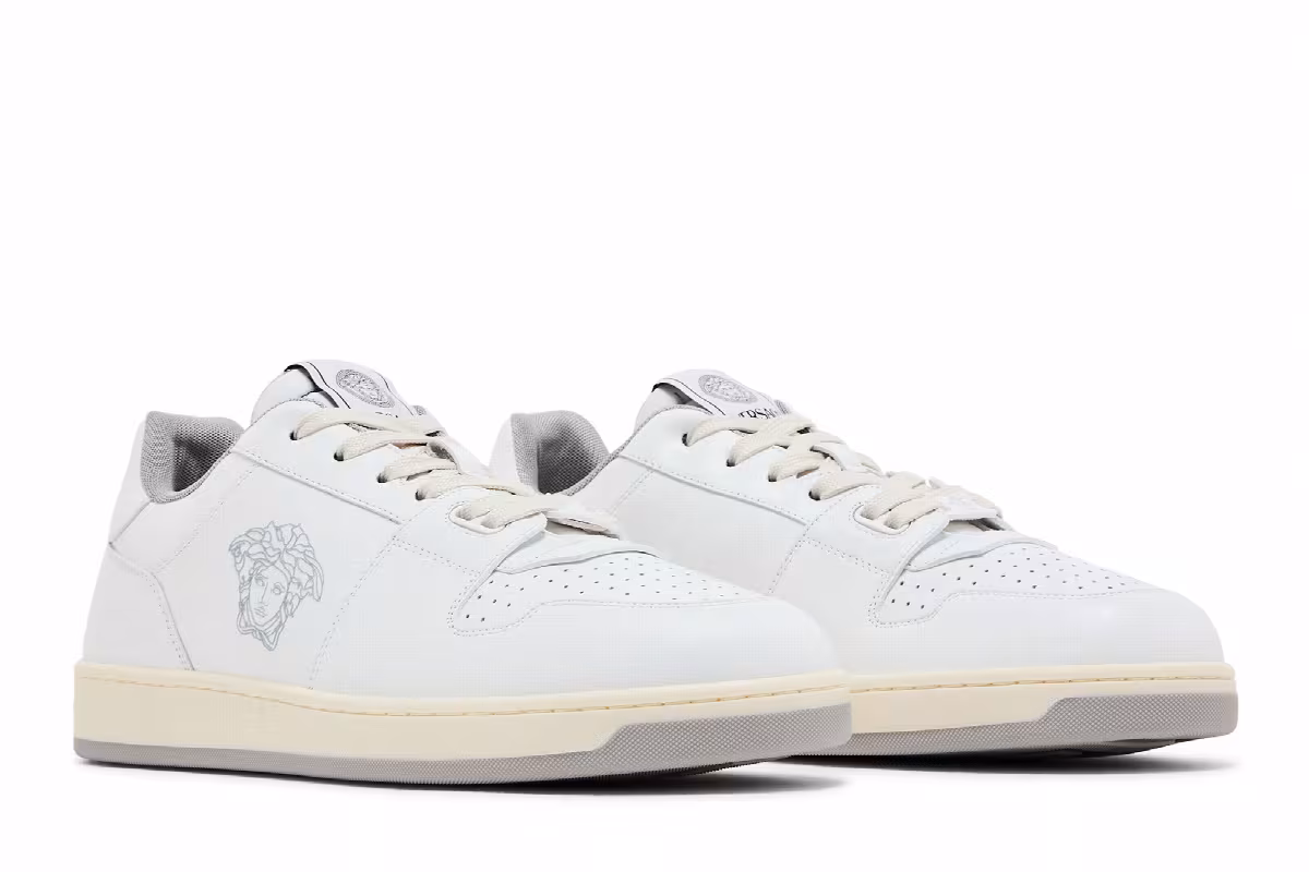 Versace Medusa Sneaker White Grey, view 9
