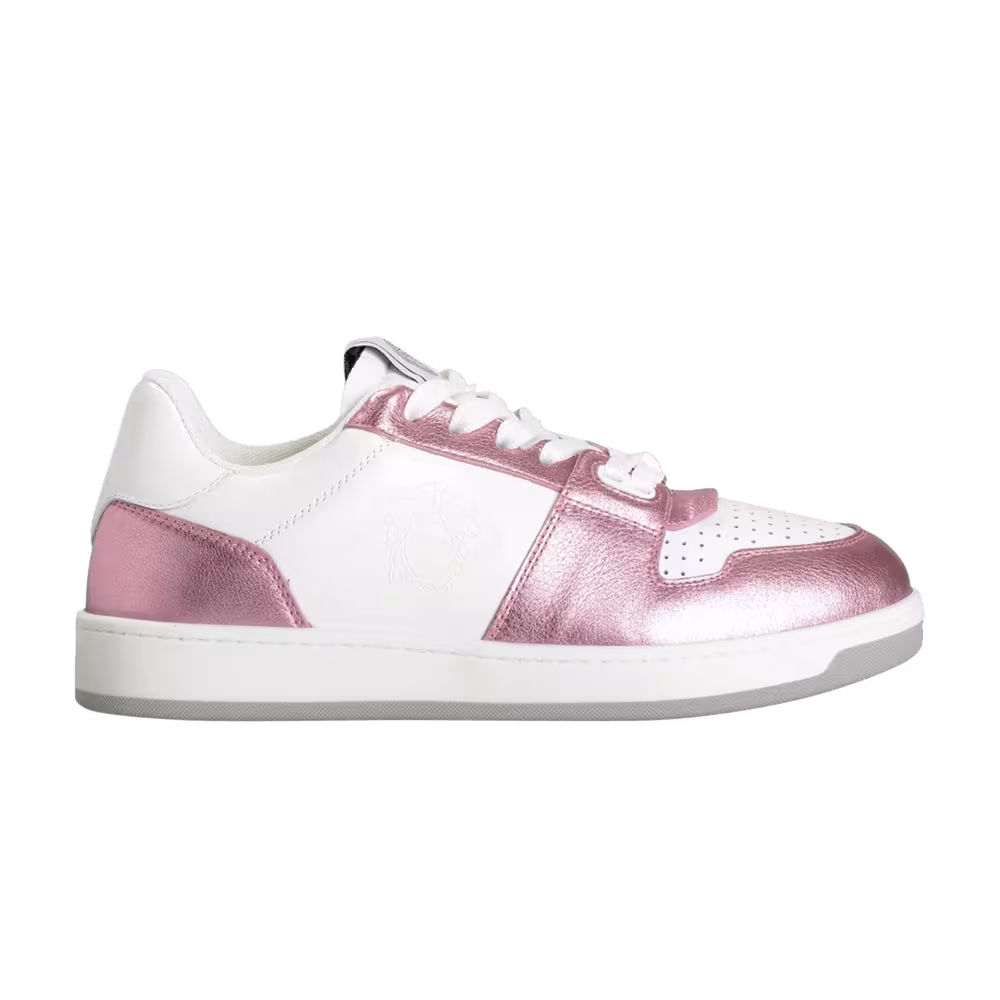 Women's Versace Medusa Low White Pink