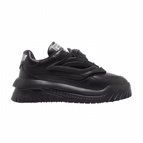 Versace Odissea Caged Rubber Medusa Sneaker 'Triple Black'