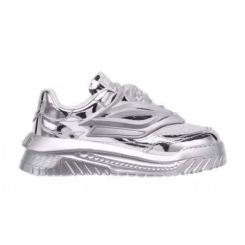 Versace Odissea Caged Rubber Medusa Sneaker 'Silver'