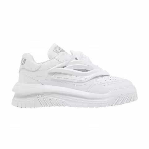 Versace Odissea Caged Rubber Medusa Sneaker 'Triple White'