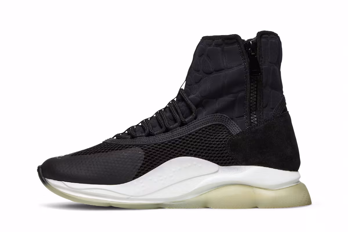 Versace Cross Chainer High Black, view 4