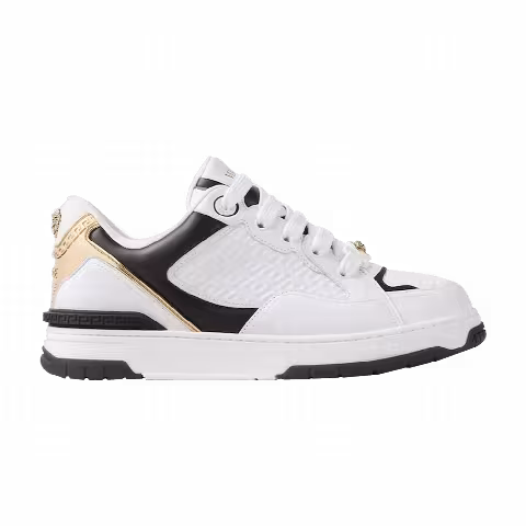 Versace Biggie Basket Sneaker 'White Black'