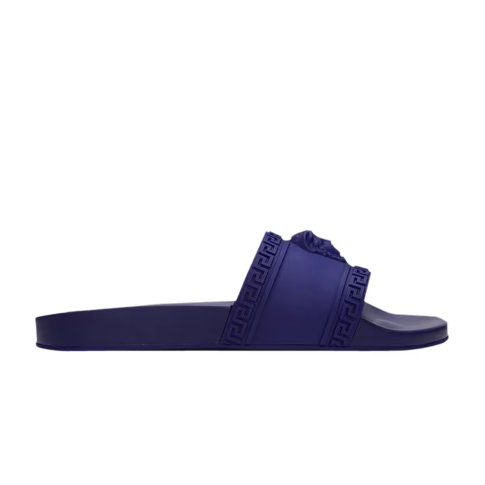 Versace Palazzo Medusa Pool Slide Royal Blue