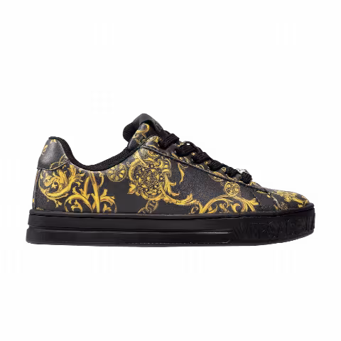 Versace Wmns Court 88 'Baroque Print - Black Gold'