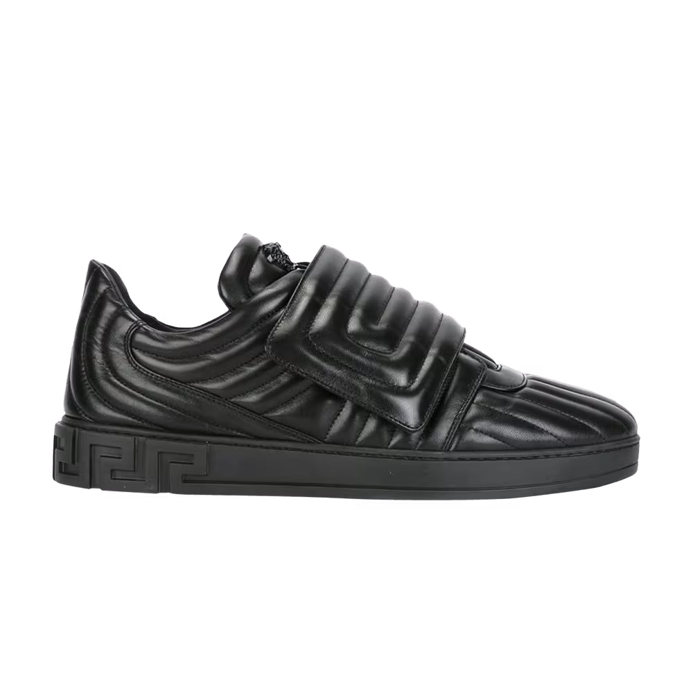 Versace Quilted Greek Key Black